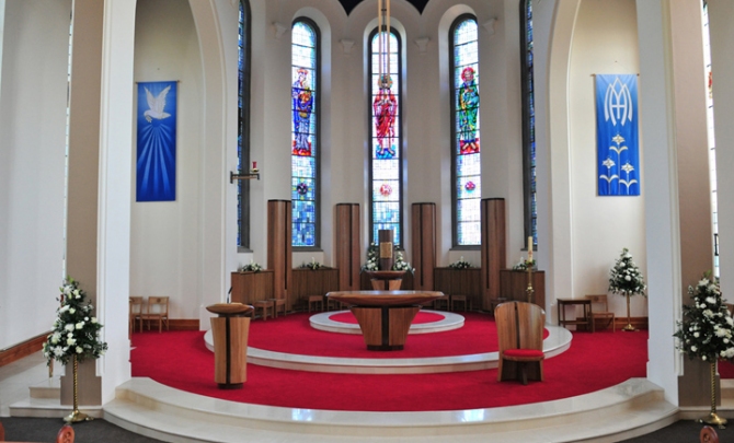 Caragh Church in Irish Kildare/Ireland